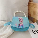 Mini Elsa Handbag Tote Girls Purse Shoulder Cartoon Messenger Bag
