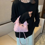 Women's Diamond Canvas Handbag
