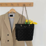 Nylon Chain Bag Shoulder Handbag for Women