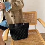 Nylon Chain Bag Shoulder Handbag for Women