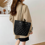 Nylon Chain Bag Shoulder Handbag for Women