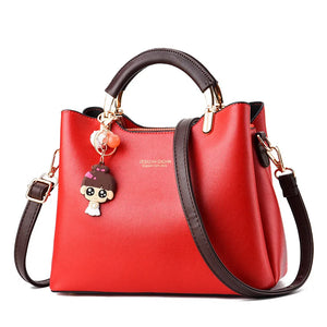 One-Shoulder Ladies Handbag PU Leather European American Casual Bag