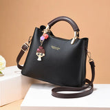 One-Shoulder Ladies Handbag PU Leather European American Casual Bag