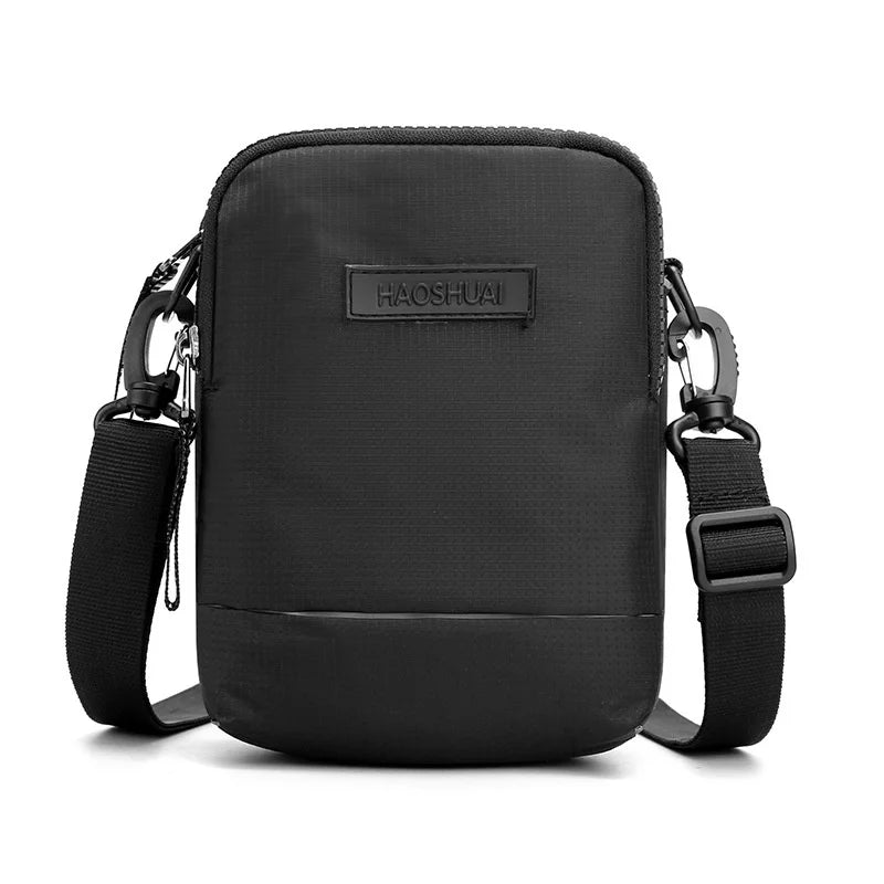 Reflective Outdoor Sports Messenger Bag Close Fitting Unisex Small Bag