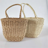 Paper Rope Handbag Shoulder Bag British Wind Women's Grass Weaving