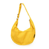 Casual Messenger Bag Solid Dumpling Bag Shoulder Bag