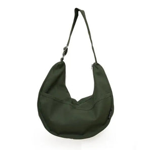 Casual Messenger Bag Solid Dumpling Bag Shoulder Bag