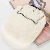 Cat Shaped Plush Handbag for Women