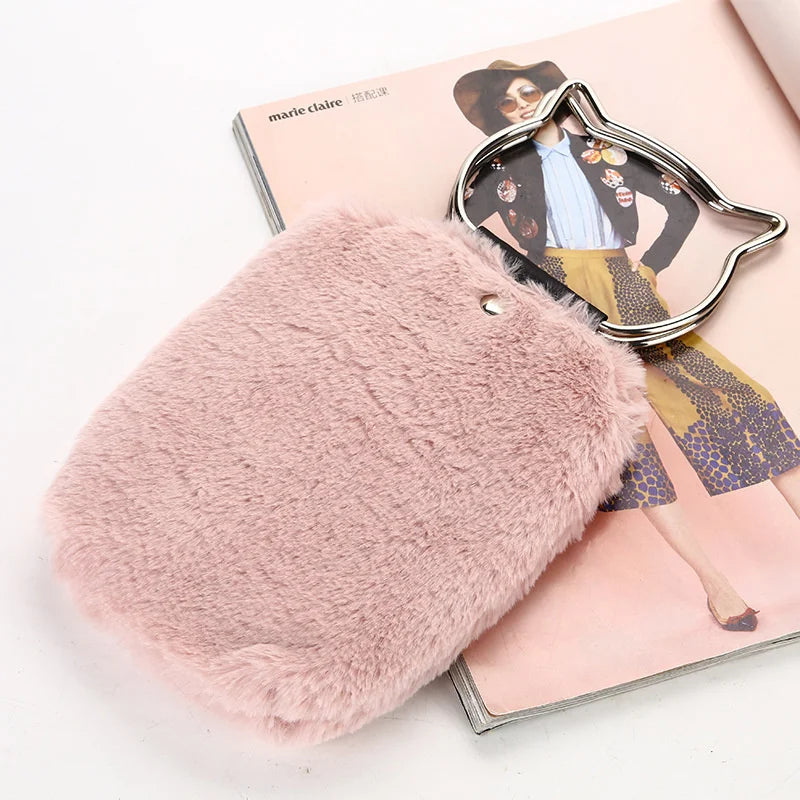 Plush Mobile Phone Bag Evening Dress Handbag