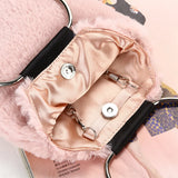 Cat Shaped Plush Handbag for Women