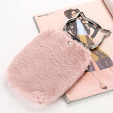 Cat Shaped Plush Handbag for Women