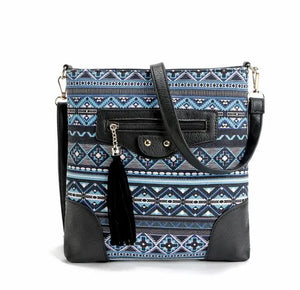 European American Printed Small Shoulder Bag Canvas Joker Messenger