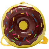 Rainbow Donut Hard Shell Backpack for Boys and Girls
