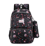 Printed Waterproof School Backpack for Kids Girls