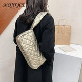 Women Space Padded Nylon Vintage Armpit Bag