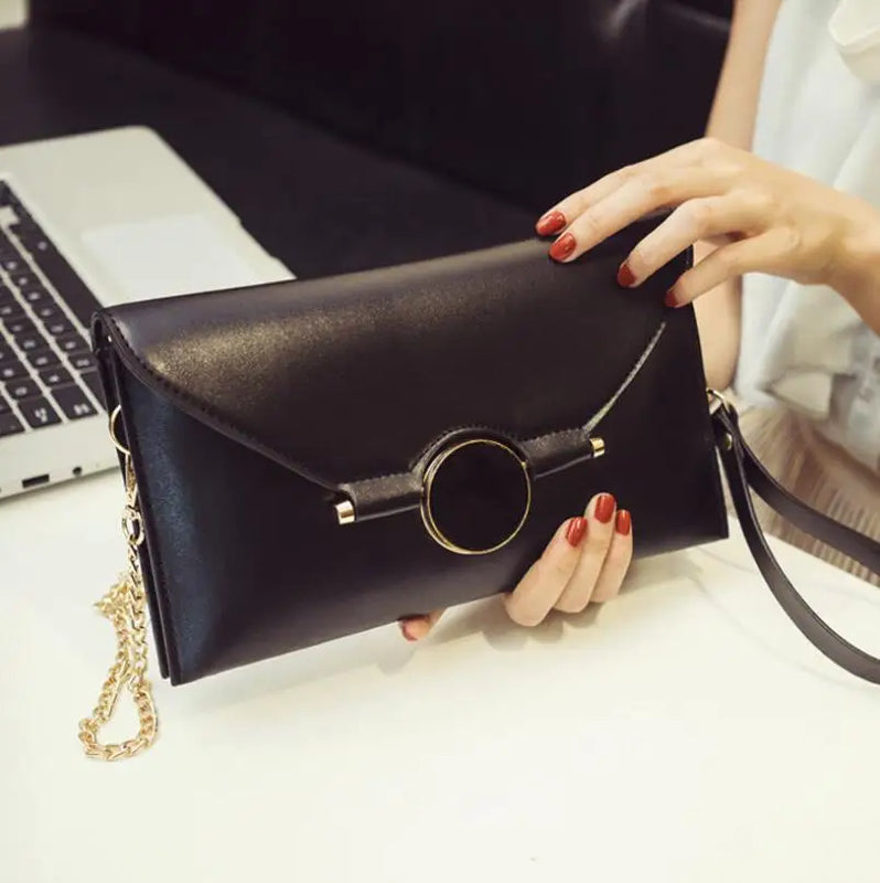 Chain Small Square Bag Envelope Clutch for Women