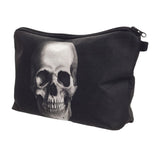 Skull Old-School Handbag Makeup Bag Organizer Kids Stationery Purse