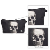 Skull Old-School Handbag Makeup Bag Organizer Kids Stationery Purse