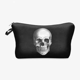 Skull Old-School Handbag Makeup Bag Organizer Kids Stationery Purse