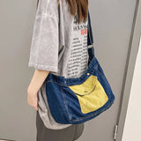 Denim Shoulder Bag Crossbody Phone Bag for Women