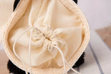 National Wind Retro Woven Bucket Handbag