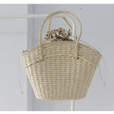 Straw Woven Bag Women's Handbag Beach Ins Bag Dumpling Type With Souvenir Basket