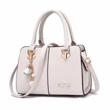 European American Pu Crossbody Bag Boston Handbag 28X11X19cm