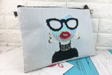 Sequins Envelope Clutch Shoulder Bag Crossbody Messenger Bag