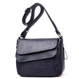Small Leather Shoulder Bag for Women, Casual Travel Handbag