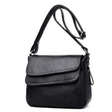 Small Leather Shoulder Bag for Women, Casual Travel Handbag