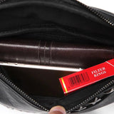 Men's Leather Belt Bag Rivet Messenger Multi-function Small Bag