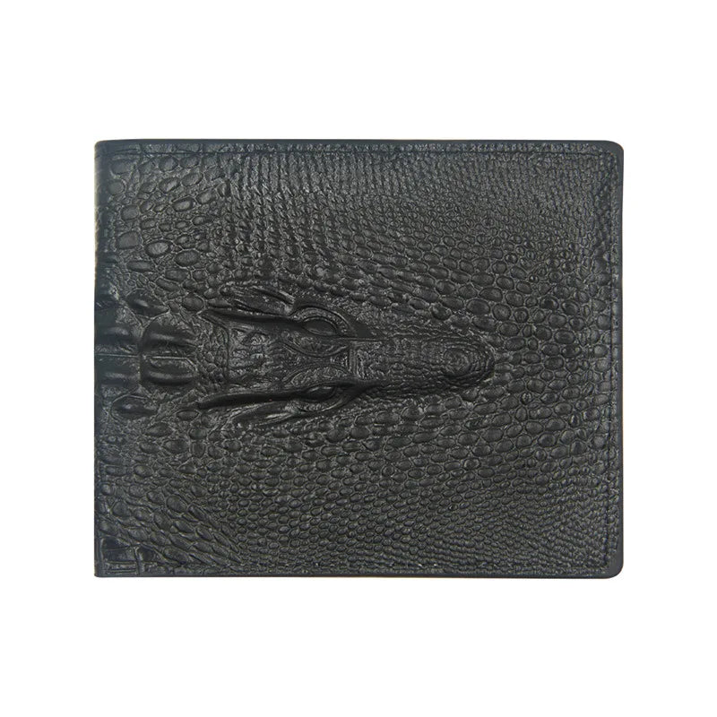 Men's Crocodile Pattern PU Multi-card Wallet