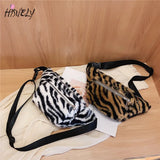 Plush Waist Bag Large-Capacity Portable Crossbody Chest Bag