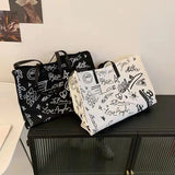 Western Graffiti Ladies Shoulder Bag