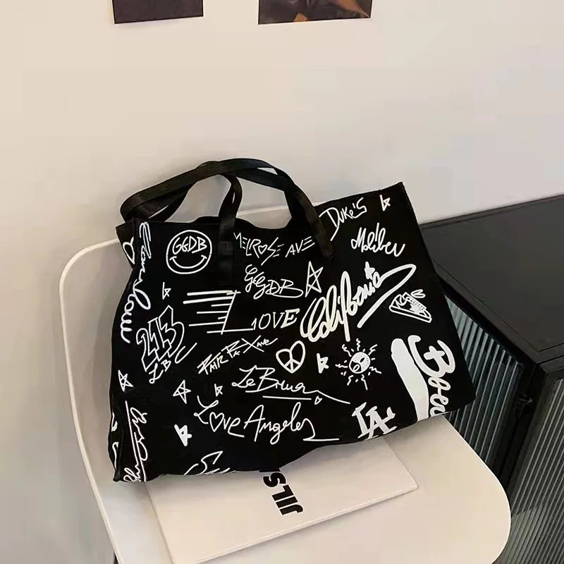 Western Graffiti Ladies Shoulder Bag