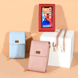 Women's Long Clutch Purse Lock Buckle Zipper Shoulder Bag