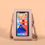 Women's Long Clutch Purse Lock Buckle Zipper Shoulder Bag