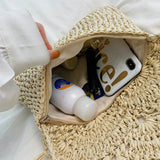 Tassel Paper Bag Hand Woven Beach Bag Female Purse