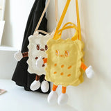 Stylish Women's Tote Bag Car Stitching PU Messenger Bag
