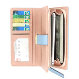 Women's Leaf Hollow Zipper Wallet Phone Bag Hand Bag Zero Wallet
