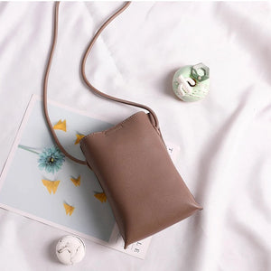 Vertical Mobile Phone Bag Female Satchel Handbag Mini Crossbody Shoulder Bag