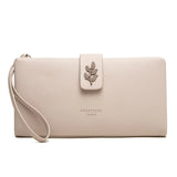 Women's Leaf Buckle Zipper Handbag