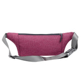 Pink Ladies Wallet Belt Bag with Multiple Pockets