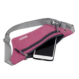 Pink Ladies Wallet Belt Bag with Multiple Pockets