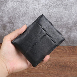 Men's Retro Leather Wallet Stitching Wallet