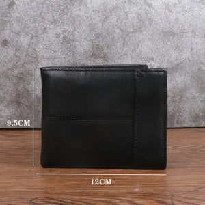 Men's Retro Leather Wallet Stitching Wallet