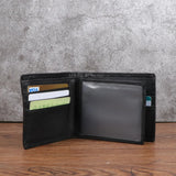 Men's Retro Leather Wallet Stitching Wallet