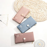 Women's Long Wallet Zipper Buckle Handbag High Capacity Wallet