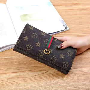 Women's Multi-Functional Soft Wallet with Buckle