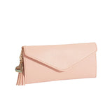 Women's Long Tassel Buckle Wallet with Love Pendant